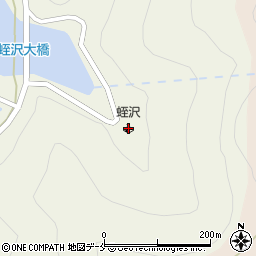 蛭沢キャンプ場周辺の地図