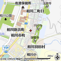 新潟県佐渡市相川三町目29周辺の地図