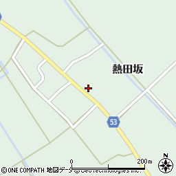 新潟県胎内市熱田坂412周辺の地図