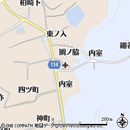 宮城県角田市神次郎鯛ノ脇周辺の地図
