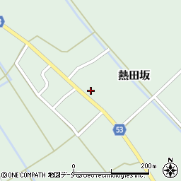 新潟県胎内市熱田坂403-1周辺の地図