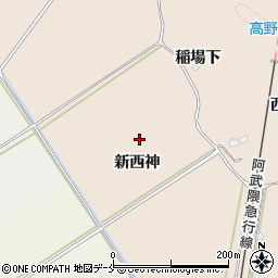 宮城県角田市神次郎西神周辺の地図