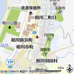 新潟県佐渡市相川三町目浜町周辺の地図