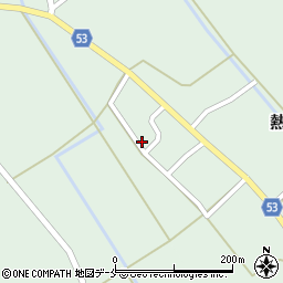 新潟県胎内市熱田坂226周辺の地図