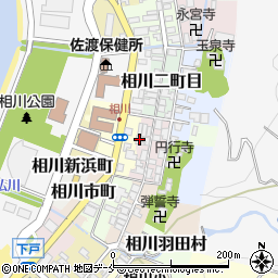 新潟県佐渡市相川三町目21周辺の地図