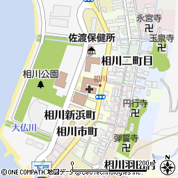 佐渡相川観光案内所周辺の地図