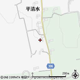新潟県佐渡市平清水40-1周辺の地図