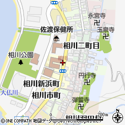 相川周辺の地図