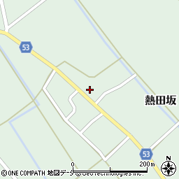 新潟県胎内市熱田坂277周辺の地図