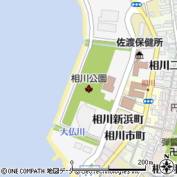 相川公園周辺の地図