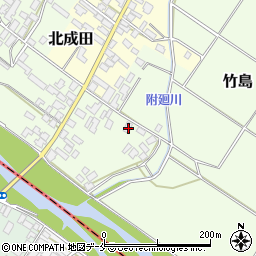 新潟県胎内市竹島874周辺の地図