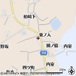 宮城県角田市神次郎高野坂周辺の地図
