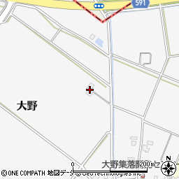 新潟県新発田市大野90周辺の地図