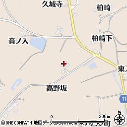 宮城県角田市神次郎（音ノ入）周辺の地図