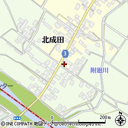 新潟県胎内市北成田226周辺の地図