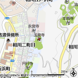 玉泉寺周辺の地図