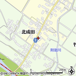 新潟県胎内市北成田224周辺の地図