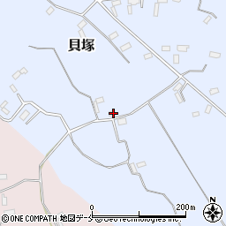 新潟県佐渡市貝塚232周辺の地図