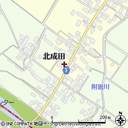新潟県胎内市北成田187周辺の地図
