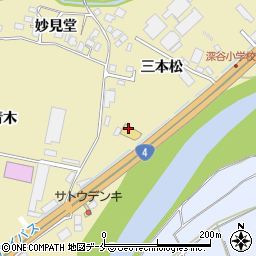 宮城県白石市福岡深谷三本松127-3周辺の地図