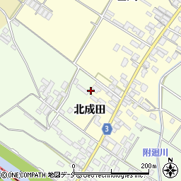 新潟県胎内市北成田203周辺の地図