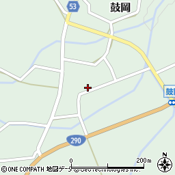 新潟県胎内市鼓岡482-2周辺の地図