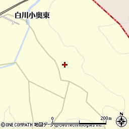 宮城県白石市白川小奥東42周辺の地図