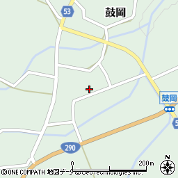 新潟県胎内市鼓岡484周辺の地図