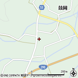 新潟県胎内市鼓岡560周辺の地図
