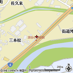 宮城県白石市福岡深谷三本松41周辺の地図