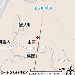 宮城県角田市神次郎広窪周辺の地図