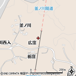 宮城県角田市神次郎（広窪）周辺の地図