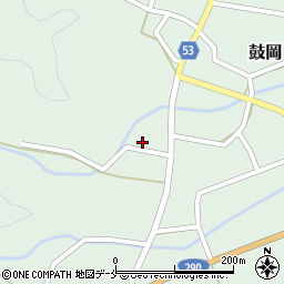 新潟県胎内市鼓岡666周辺の地図