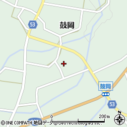 新潟県胎内市鼓岡487周辺の地図