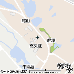 宮城県角田市神次郎高久蔵周辺の地図