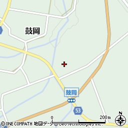 新潟県胎内市鼓岡1571周辺の地図