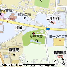 亘理神社周辺の地図
