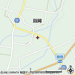 新潟県胎内市鼓岡543周辺の地図