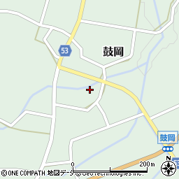 新潟県胎内市鼓岡546-1周辺の地図