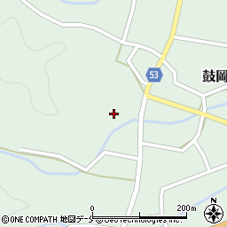 新潟県胎内市鼓岡686周辺の地図