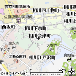 新潟県佐渡市相川会津町周辺の地図