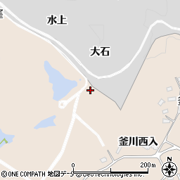 宮城県角田市神次郎大石周辺の地図