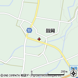 新潟県胎内市鼓岡806周辺の地図