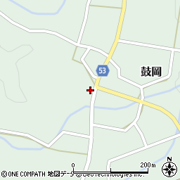新潟県胎内市鼓岡709周辺の地図