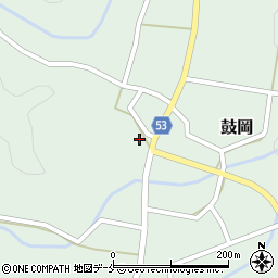 新潟県胎内市鼓岡702周辺の地図