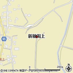 新潟県佐渡市新穂潟上周辺の地図