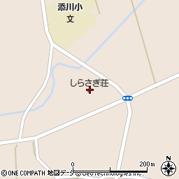 添川温泉周辺の地図