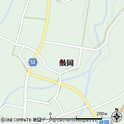 新潟県胎内市鼓岡1211周辺の地図