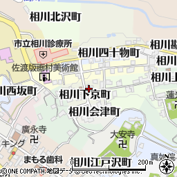 新潟県佐渡市相川下京町周辺の地図