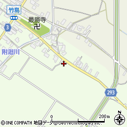 新潟県胎内市竹島168周辺の地図